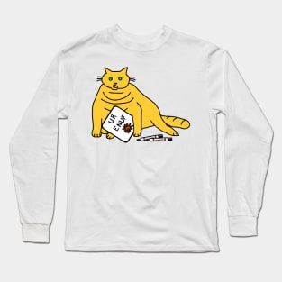 Big Kitty Says U R Enuf Long Sleeve T-Shirt